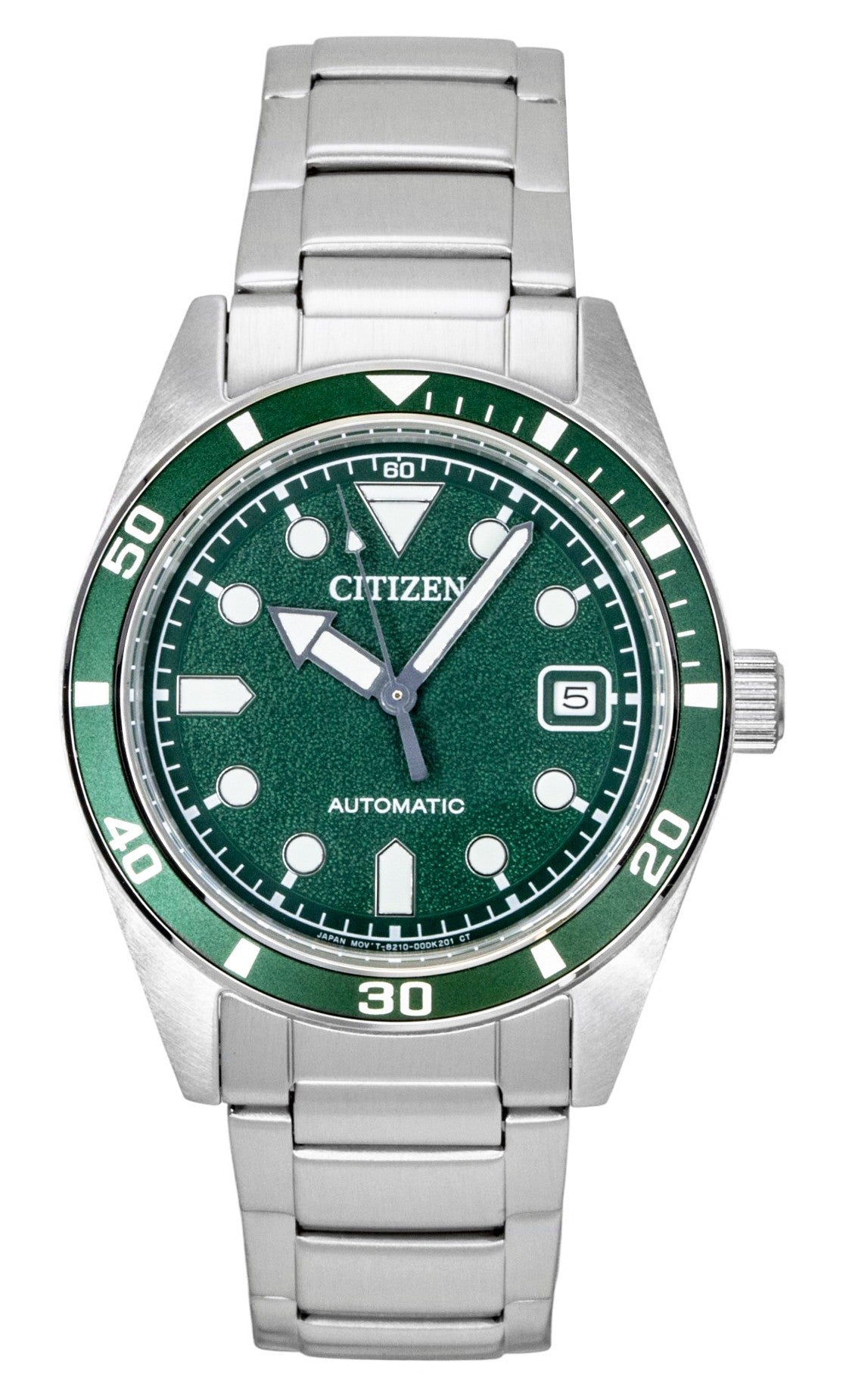 Citizen Stainless Steel Green Dial Automatic NJ0220-52X 100M Men's Watch