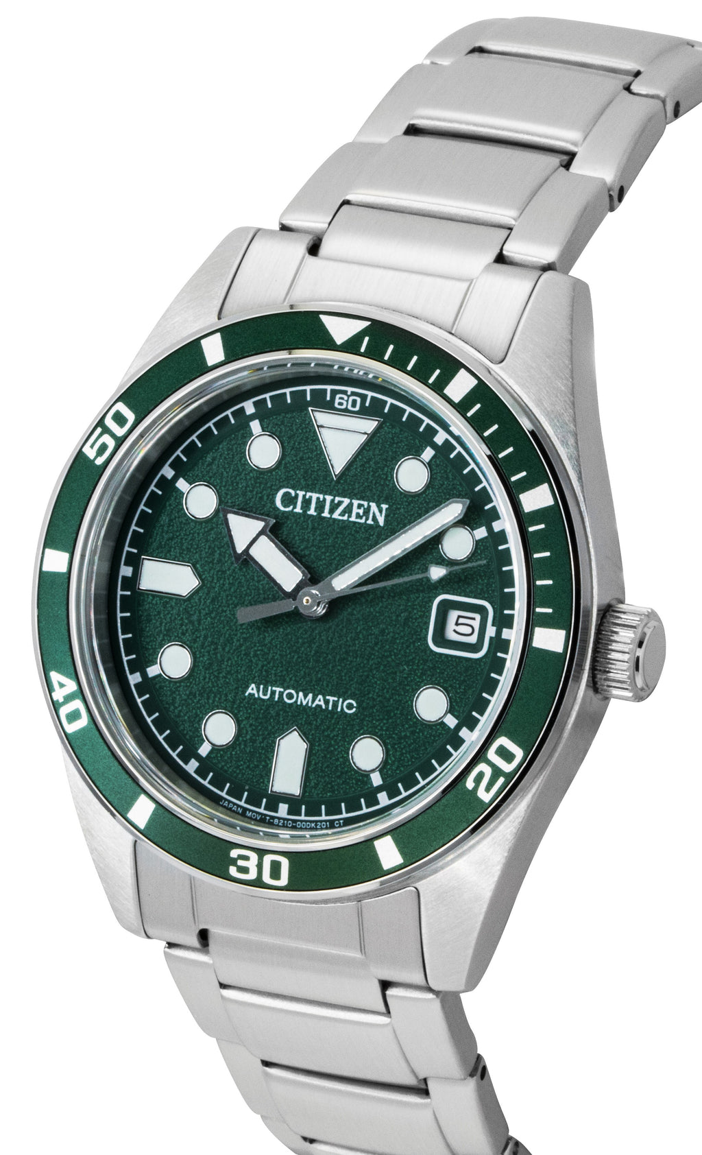 Citizen Stainless Steel Green Dial Automatic NJ0220-52X 100M Men's Watch