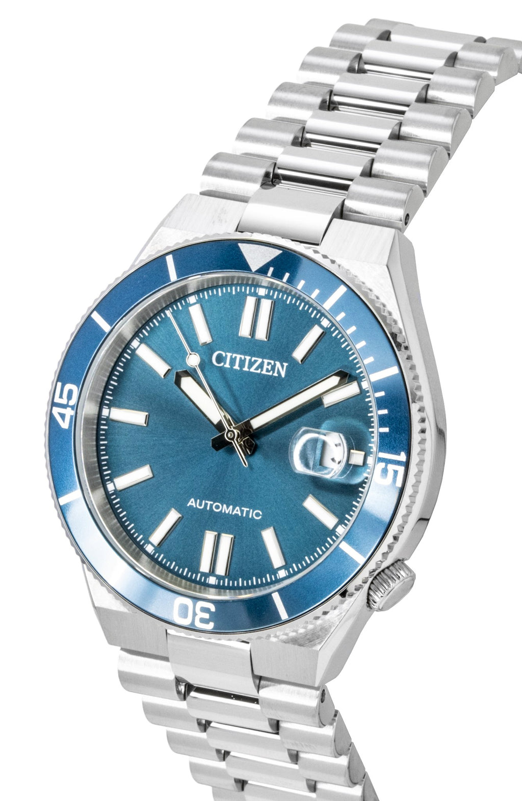 Citizen Tsuyosa Analog Stainless Steel Blue Dial Automatic NJ0231-56L 100M Men's Watch