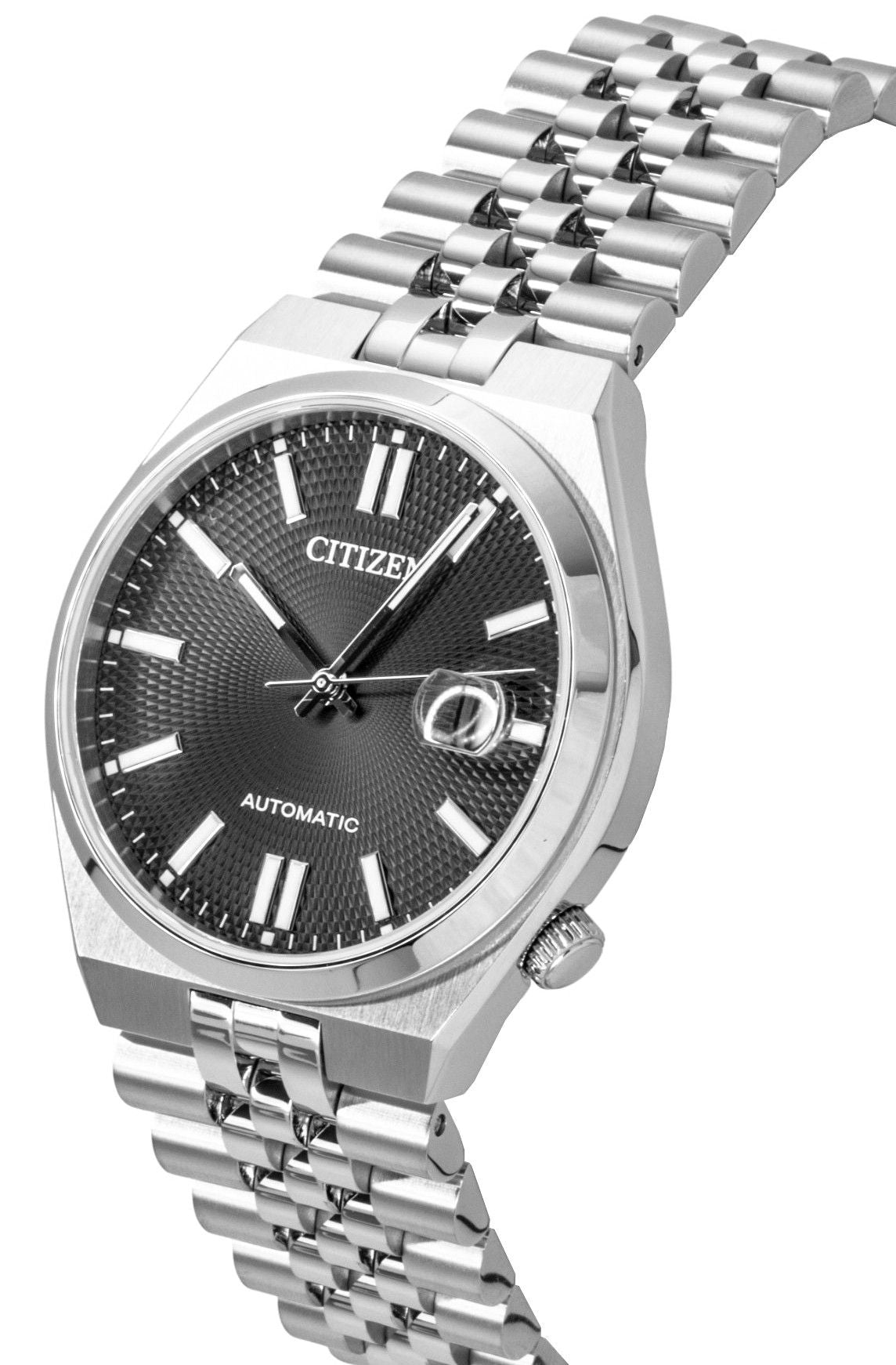 Citizen Tsuyosa 60 Stainless Steel Black Dial Automatic NK0020-55E Men's Watch