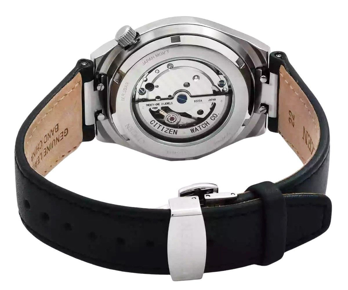 Citizen Tsuyosa Small Second Leather Strap Grey Dial Automatic NK5010-01H Men's Watch