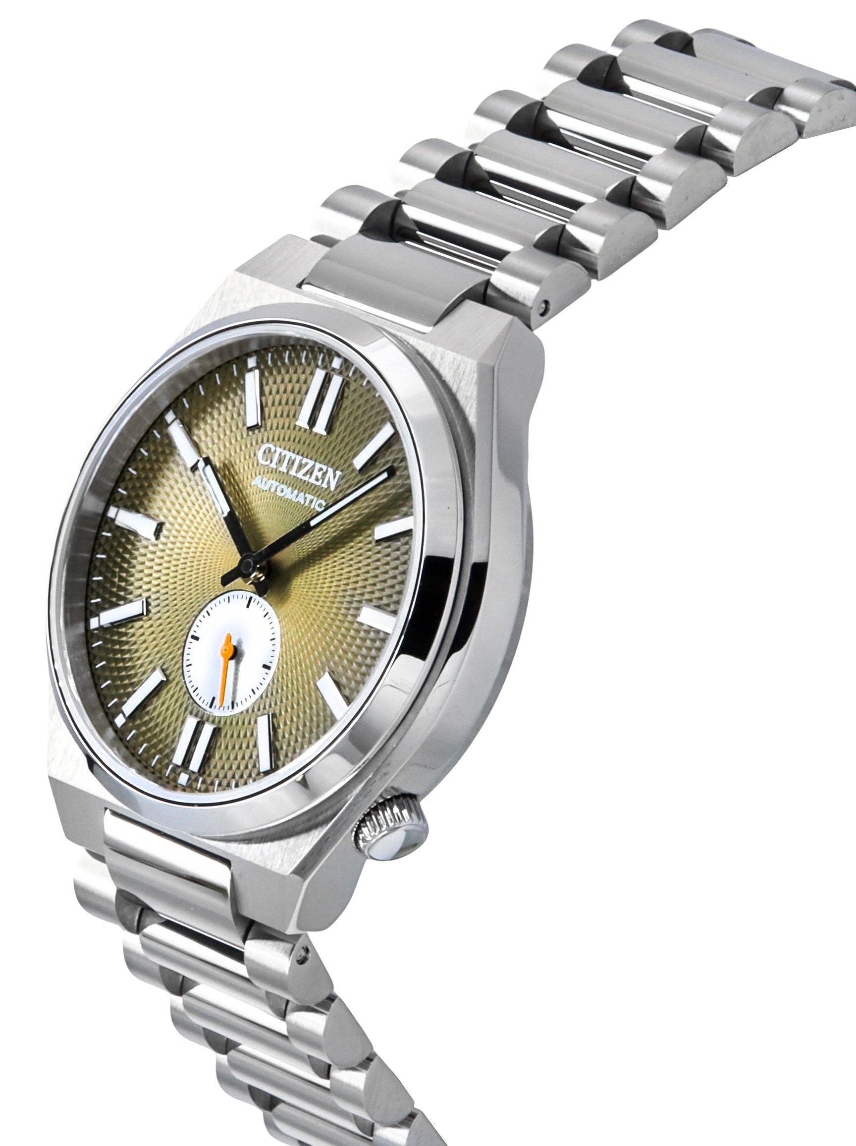 Citizen Tsuyosa Small Second Stainless Steel Textured Green Dial Automatic NK5010-51X Men's Watch