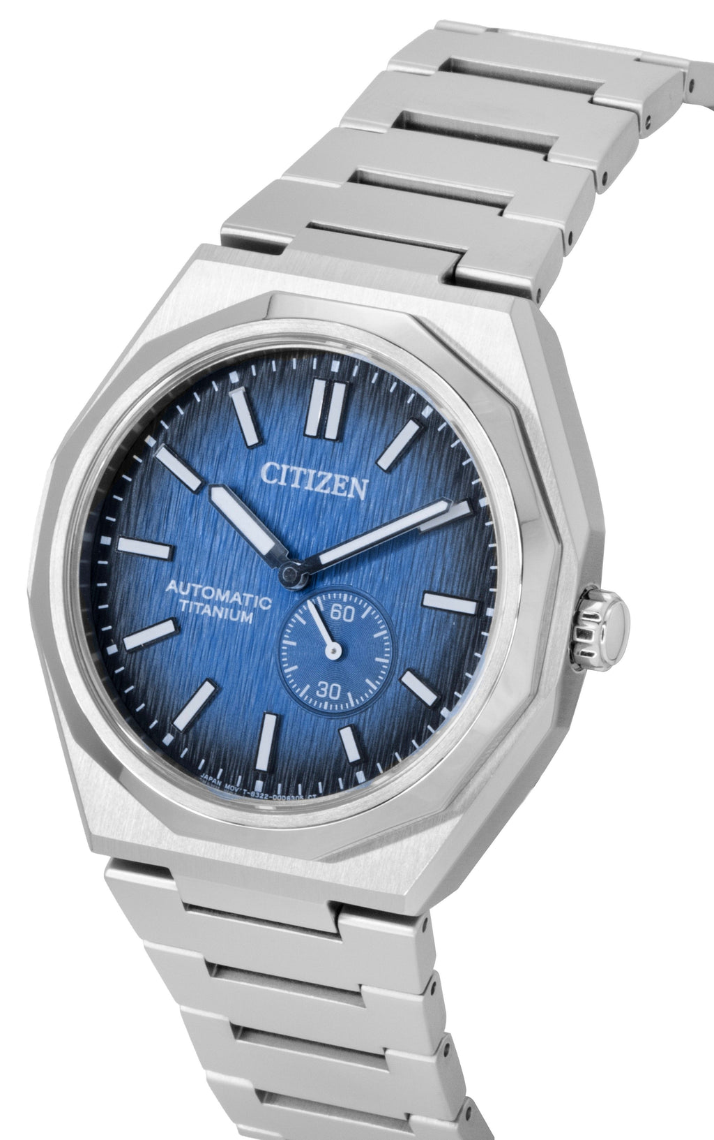 Citizen Zenshin 60 Super Titanium Dark Blue Dial Automatic NK5020-58M 100M Men's Watch