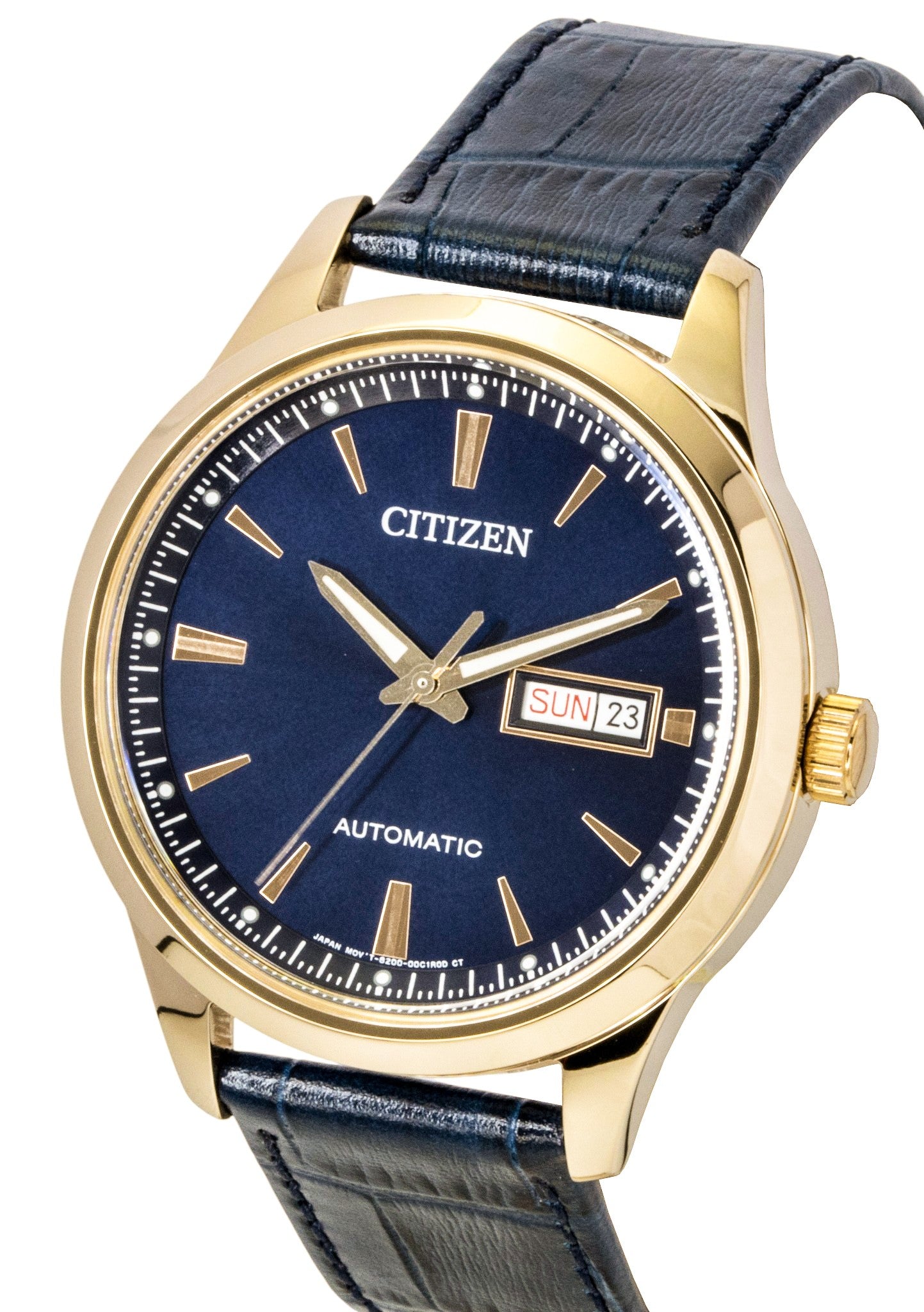 Citizen Tsuyosa Analog Leather Strap Blue Dial Automatic NY4063-01L Men's Watch
