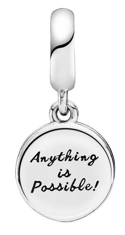 Pandora Silver Lucky Four Leaf Clover Dangle Charm Cubic Zirconia 797906NRGMX For Women