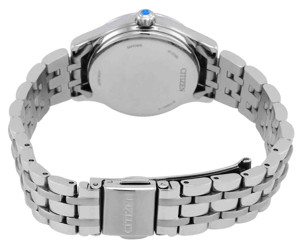 Citizen Luna Stainless Steel Open Heart Silver Dial Automatic PR1040-88A Women's Watch