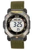 Casio Pro Trek Digital Green Cloth Strap Solar PRW-69YB-3 100M Men's Watch