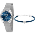 Sector No Limits Stainless Steel Blue Dial Quartz R3253518513 Women's Watch With Git Set