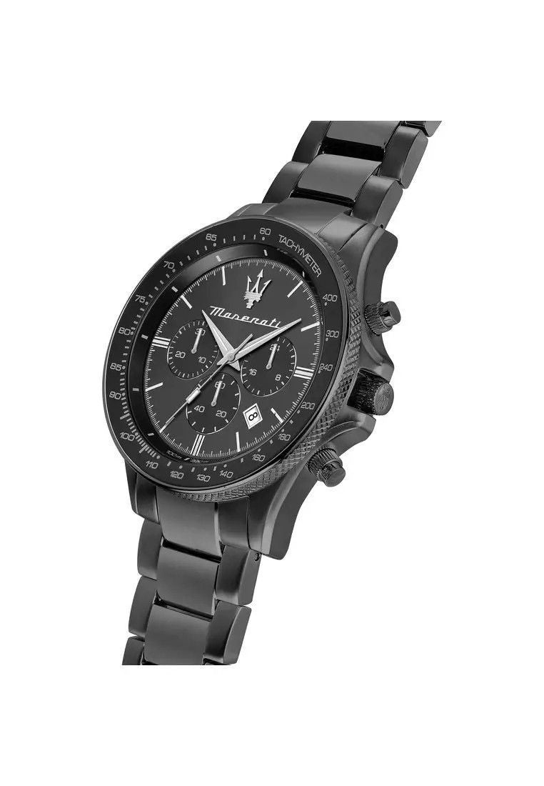 Maserati Sfida Limited Edition Stainless Steel Chronograph Grey Dial Quartz R8873640016 100M Men's Watch
