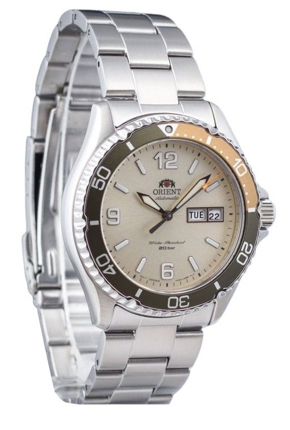 Orient Mako III Kamasu Stainless Steel Silver Dial Automatic Diver's RA-AA0821S19B RA-AA0821S39B 200M Men's Watch