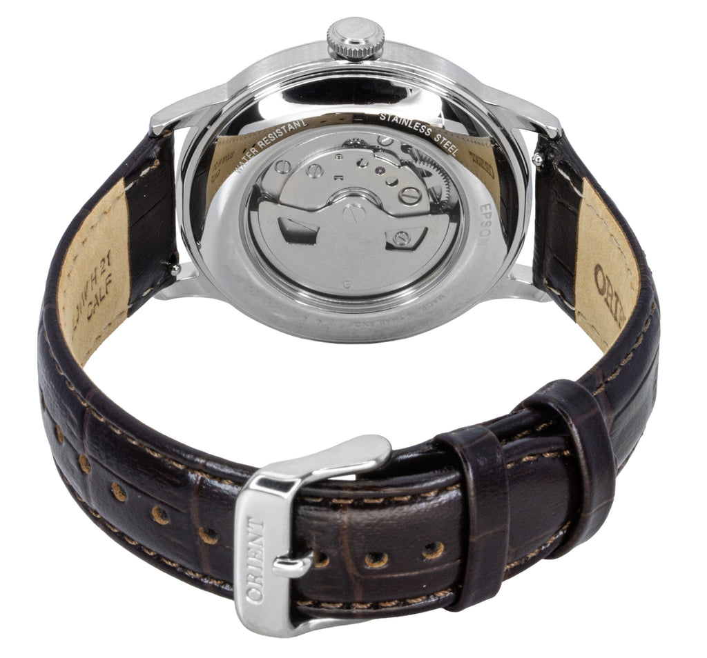 Orient Classic Leather Strap Bordeaux Dial Automatic RA-AC0026R Men's Watch