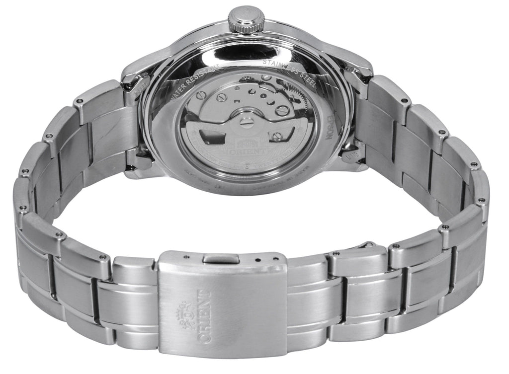 Orient Bambino Stainless Steel Grass Green Dial Automatic RA-AC0M09E Men's Watch