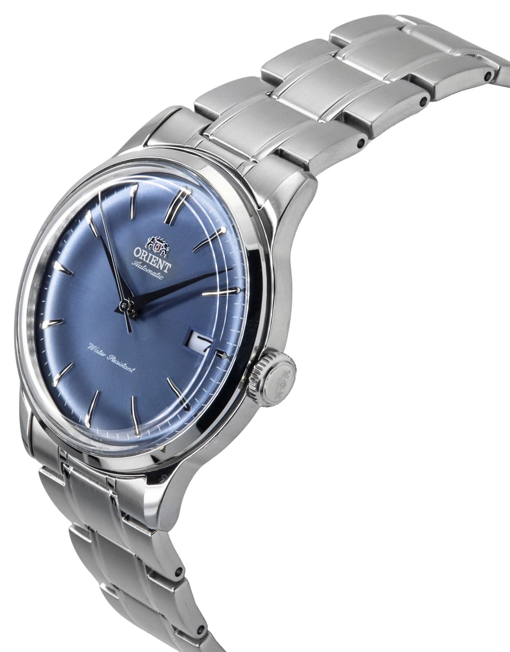 Orient Bambino Stainless Steel Light Blue Dial Automatic RA-AC0M10L Men's Watch