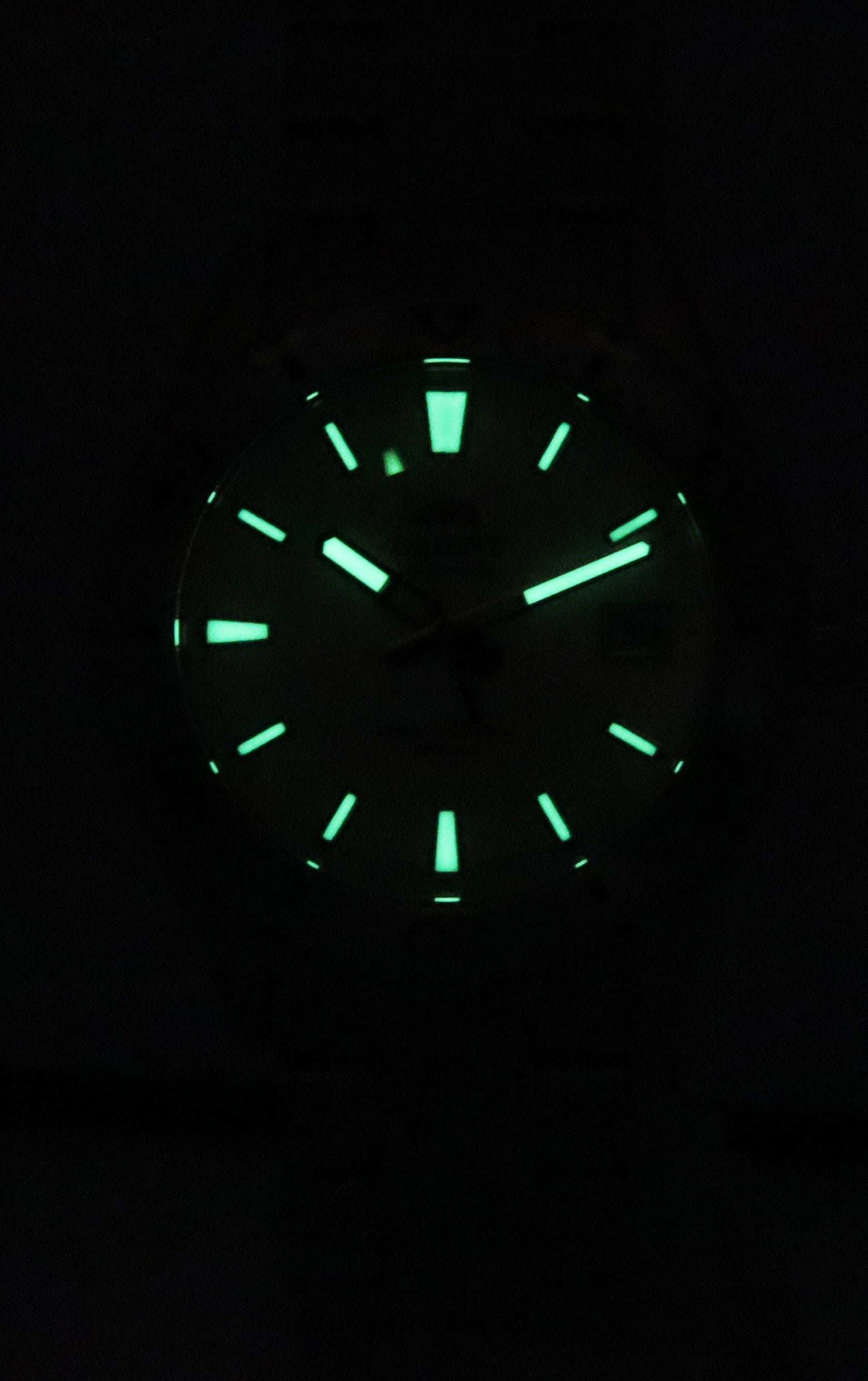 Orient Sports Mako Stainless Steel White Dial Automatic Diver's RA-AC0Q03S10B RA-AC0Q03S30B 200M Men's Watch