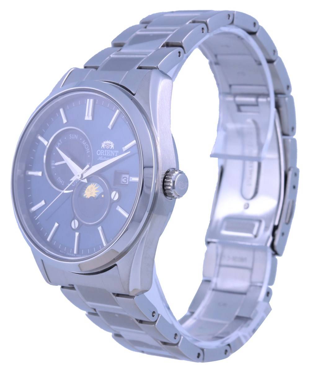 Orient Contemporary Sun & Moon Blue Dial Automatic RA-AK0308L10B RA-AK0308L30B Men's Watch