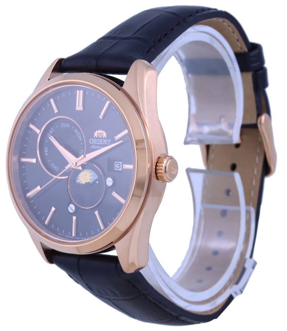Orient Classic Sun & Moon Gen Black Dial Automatic RA-AK0309B10B RA-AK0309B30B Men's Watch