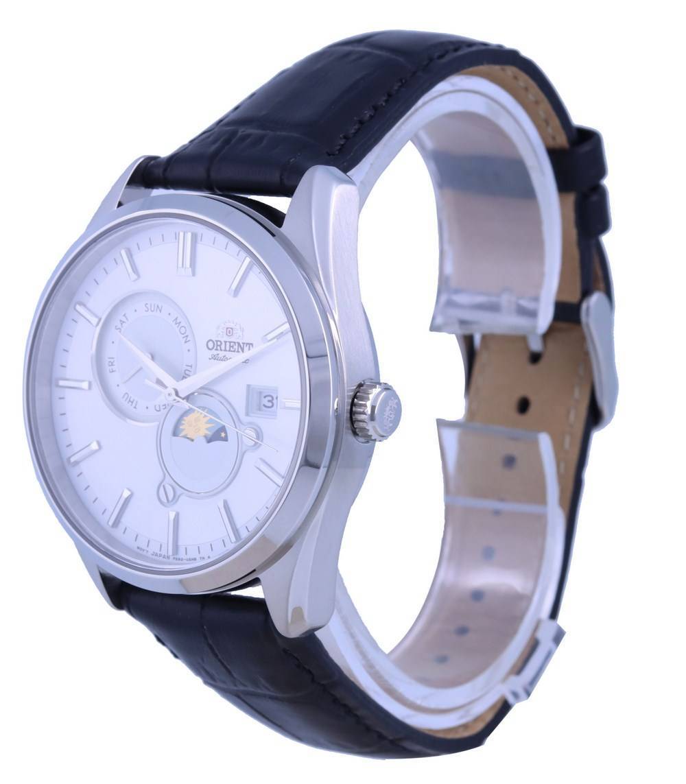 Orient Classic Sun And Moon White Dial Automatic RA-AK0310S10B RA-AK0310S30B Men's Watch