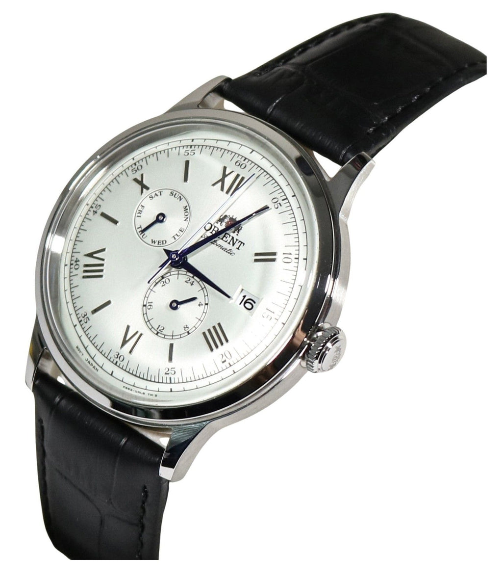 Orient Bambino Version 8 Classic Leather Strap White Dial Automatic RA-AK0701S10B RA-AK0701S30B Men's Watch