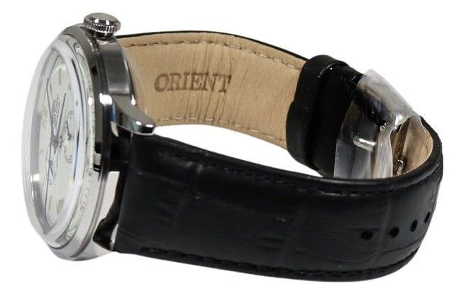 Orient Bambino Version 8 Classic Leather Strap White Dial Automatic RA-AK0701S10B RA-AK0701S30B Men's Watch