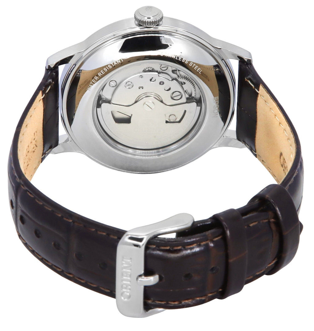 Orient Classic Bambino Version 8 Leather Strap Beige Dial Automatic RA-AK0702Y Men's Watch