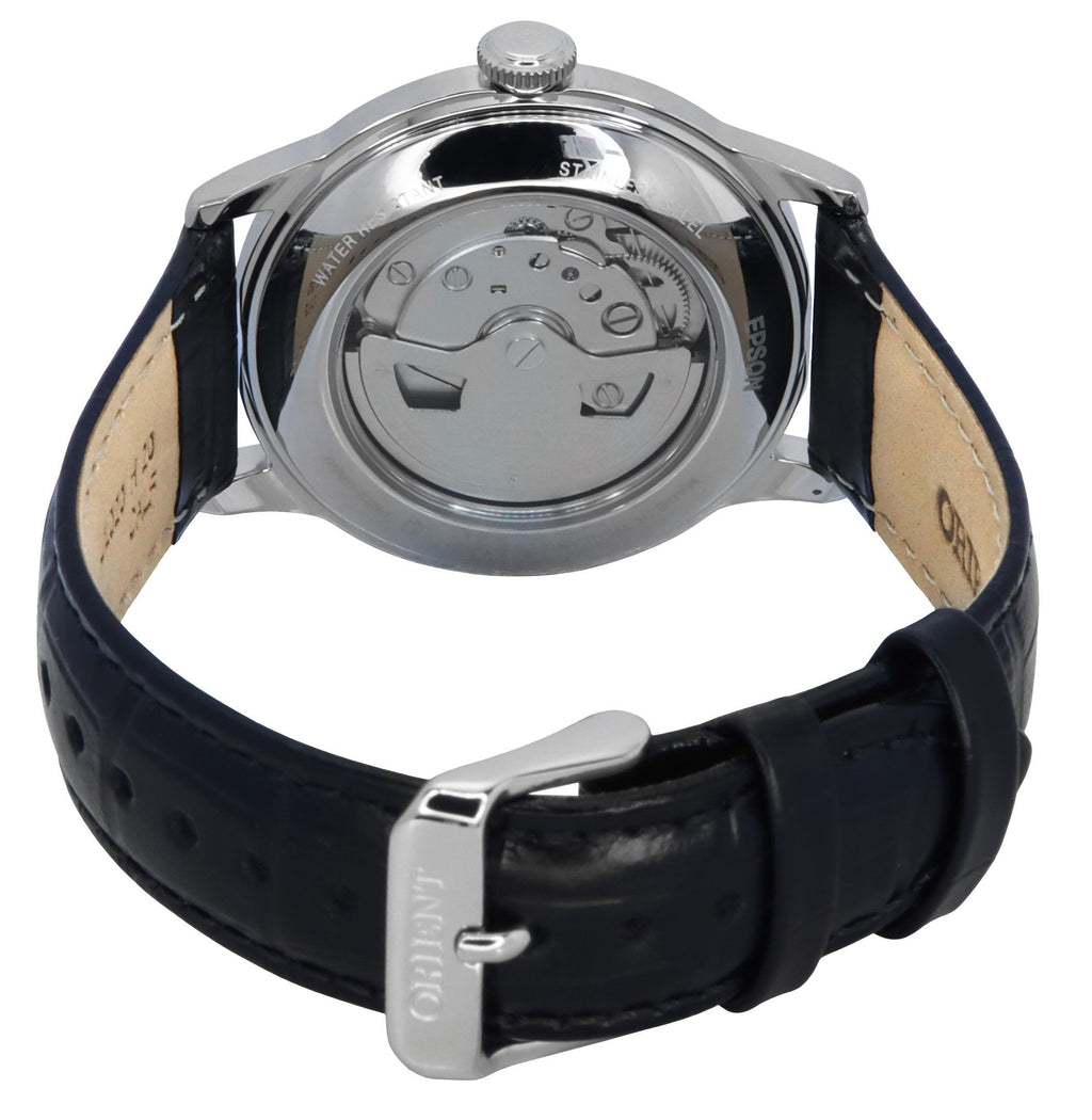 Orient Classic Bambino Version 2 Leather Strap Black Dial Automatic RA-AP0101B Men's Watch