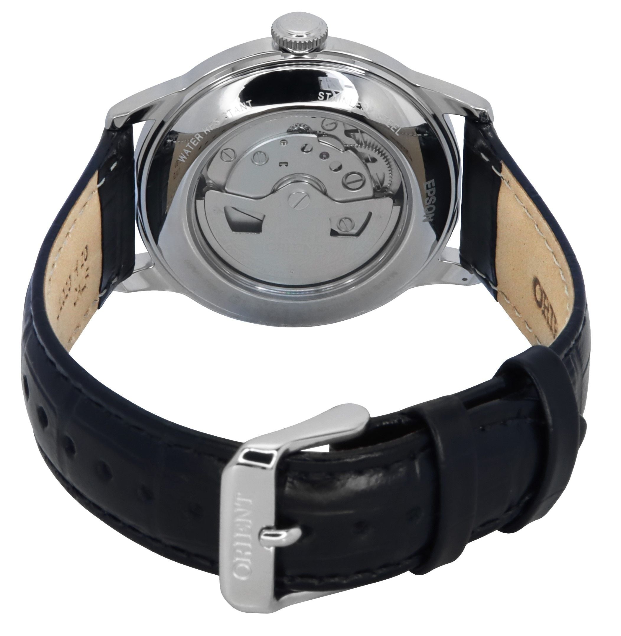 Orient Classic Bambino Version 2 Leather Strap Black Dial Automatic RA-AP0101B Men's Watch