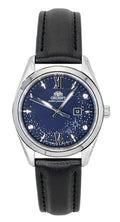 Orient Stretto Leather Strap Blue Dial Solar RA-WG0605L Women's Watch