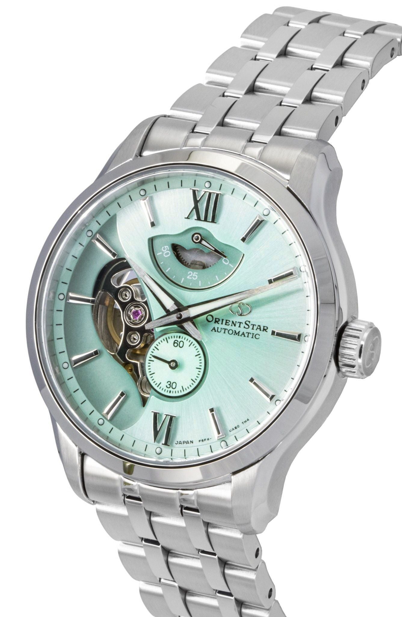 Orient Star Contemporary Limited Edition Open Heart Mint Green Automatic RE-AV0B11E 100M Men's Watch