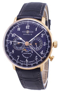Refurbished Zeppelin Series LZ 129 Hindenburg Germany Made 7038-3 70383 Men's Watch