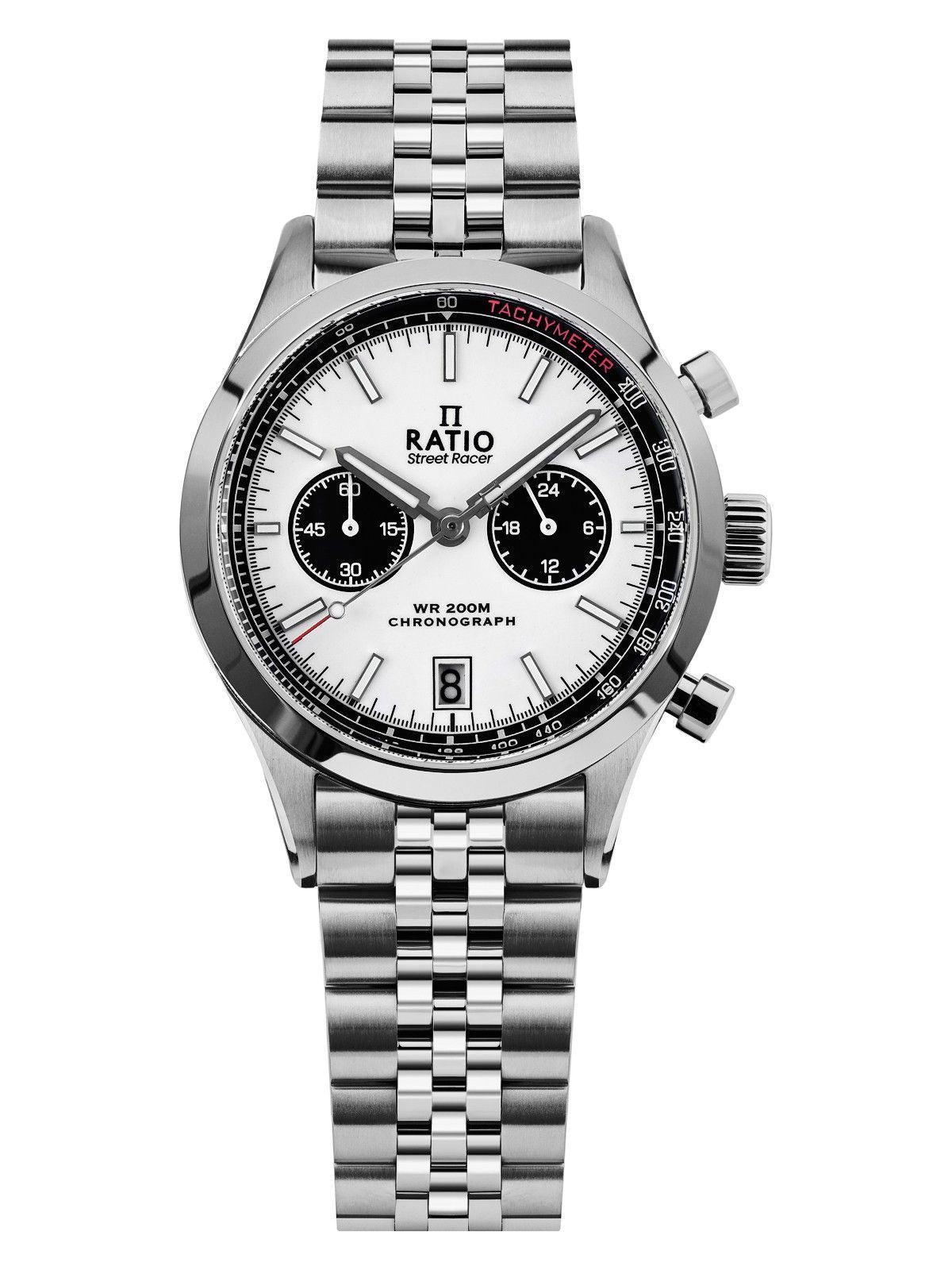 Ratio Street Racer Chronograph RTC022 200M Black Panda Dial Limited Edition Watch