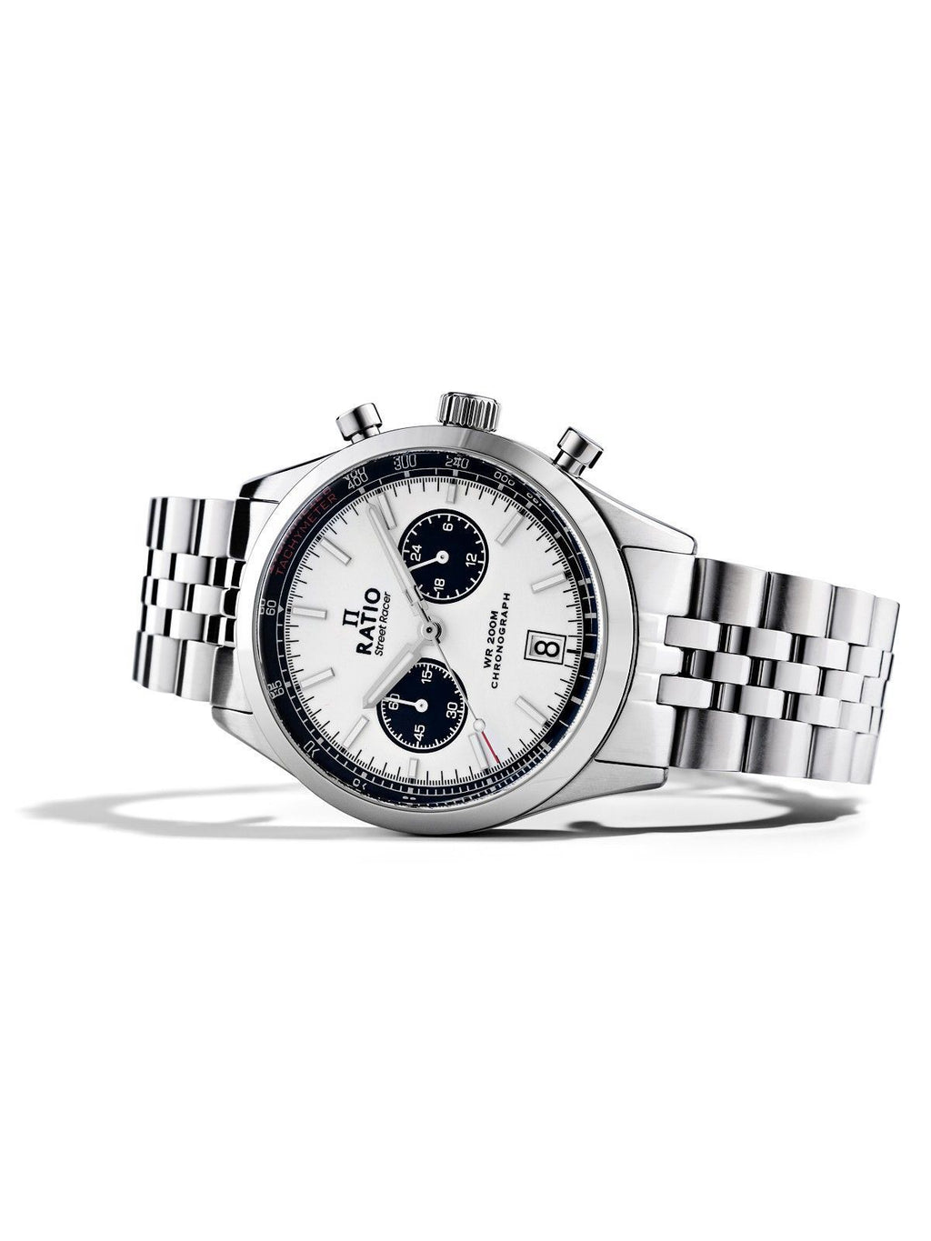 Ratio Street Racer Chronograph RTC022 200M Black Panda Dial Limited Edition Watch