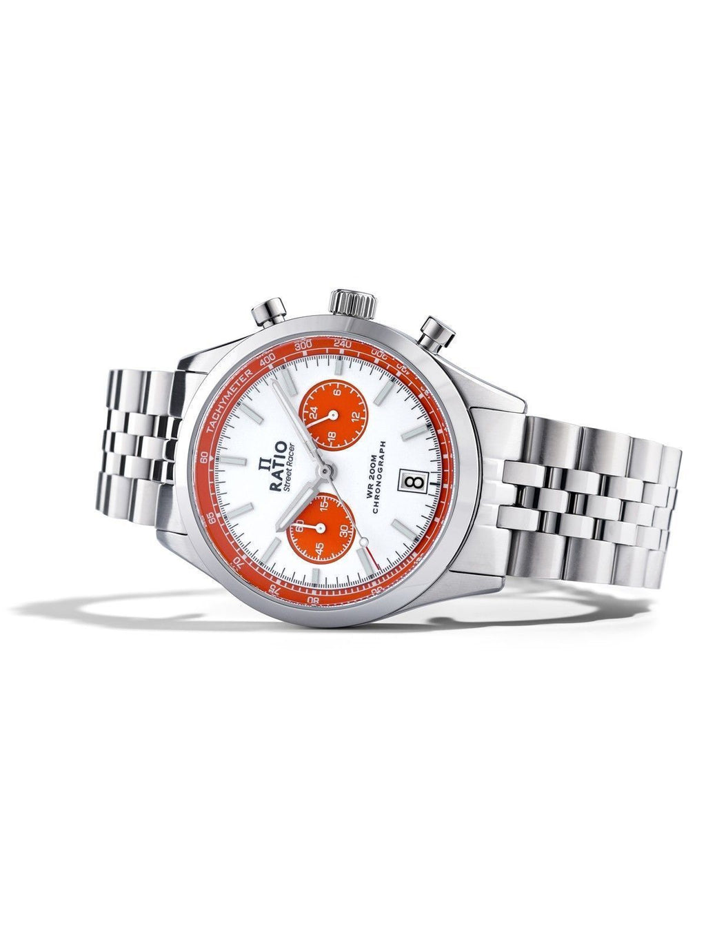 Ratio Street Racer Chronograph RTC026 200M Orange Panda Dial Limited Edition Watch