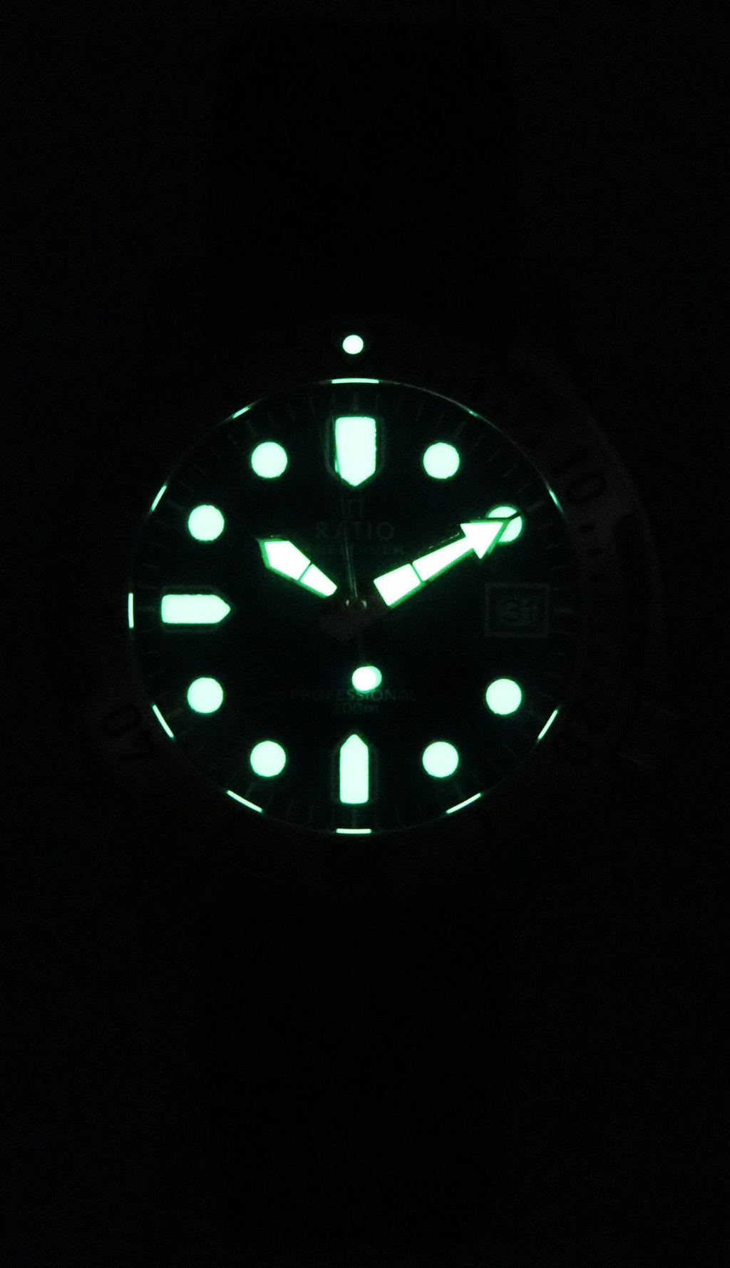 Ratio FreeDiver Professional Sapphire Blue Sunray Dial Quartz RTF023 200M Men's Watch