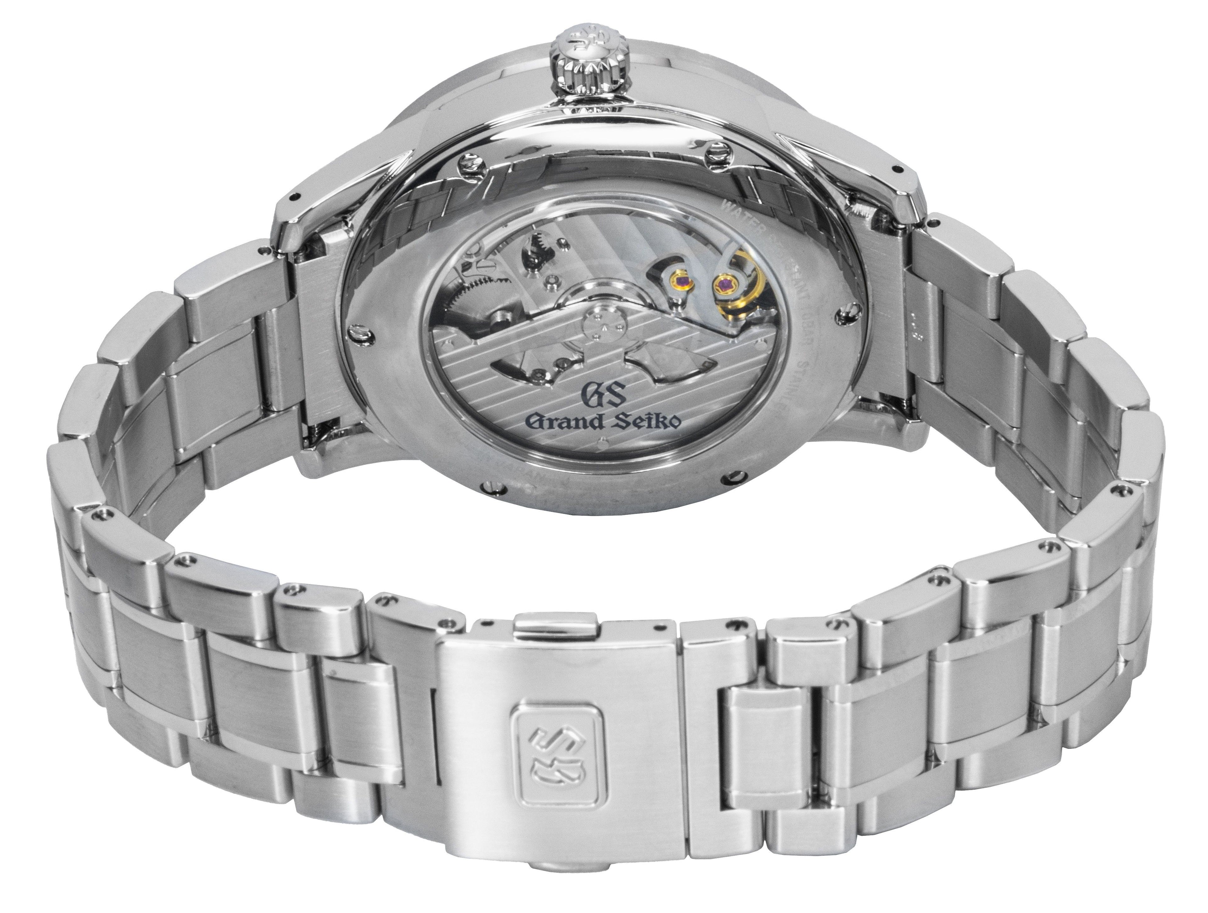 Grand Seiko Elegance GMT Stainless Steel Silver Dial Automatic SBGE269G 100M Men's Watch