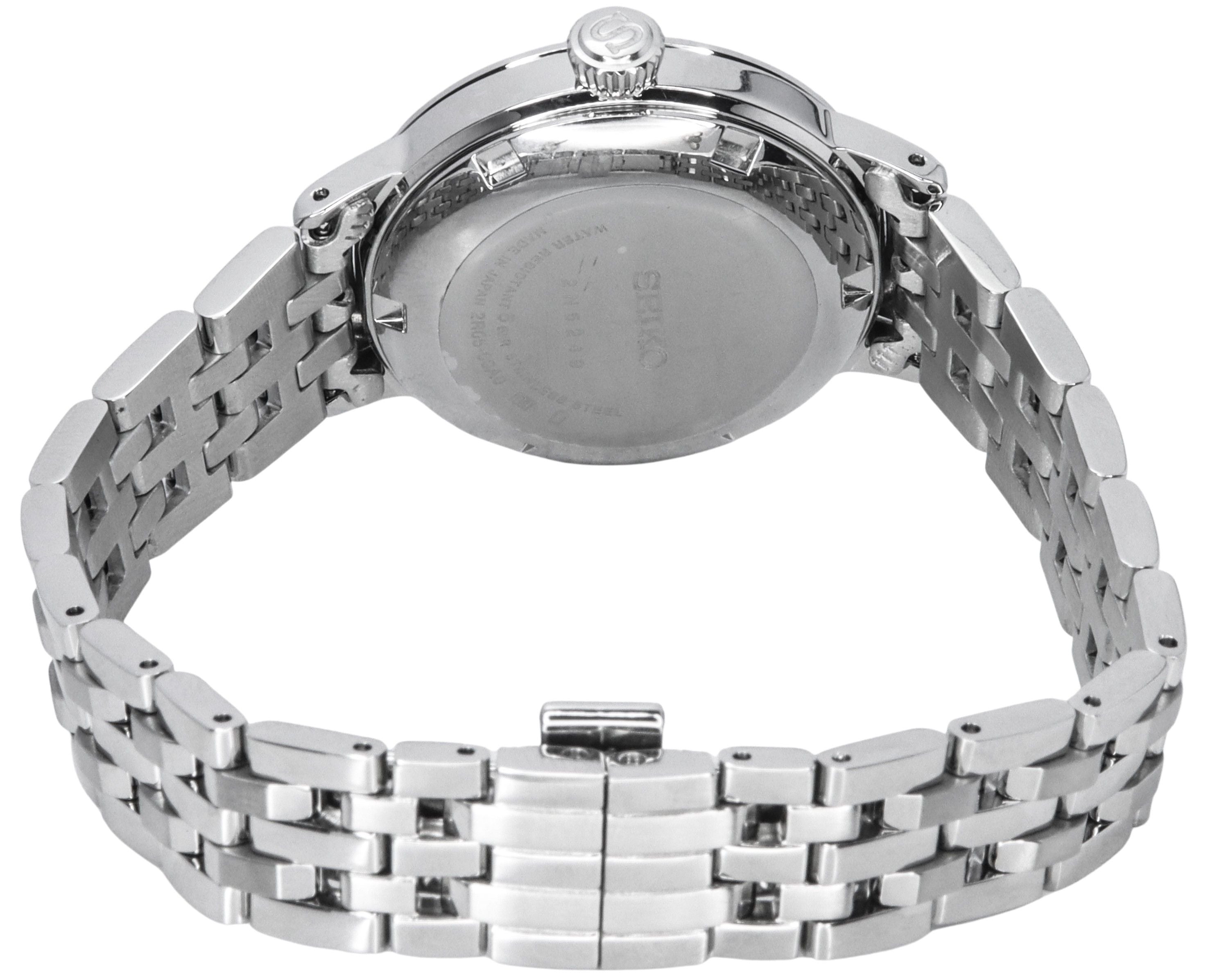 Seiko Presage Cocktail Time Skydiving Diamond Accents Blue Dial Automatic SRE007J1 Women's Watch