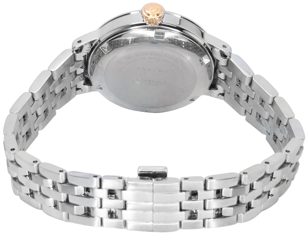 Seiko Presage Cocktail Time Clover Club Diamond Accents White Dial Automatic SRE009J1 Women's Watch