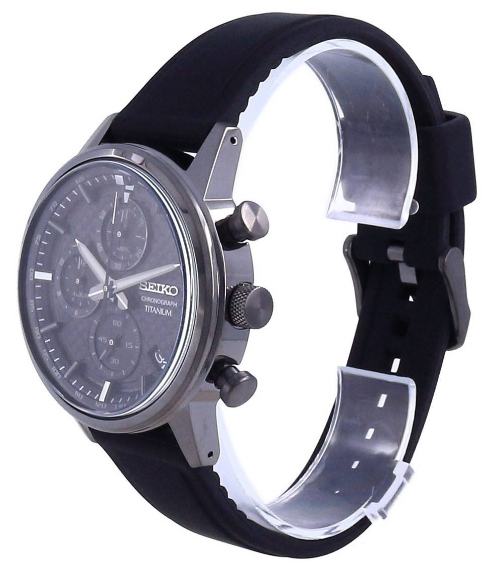 Seiko Discover More Titanium Chronograph Quartz SSB393 SSB393P1 SSB393P 100M Men's Watch