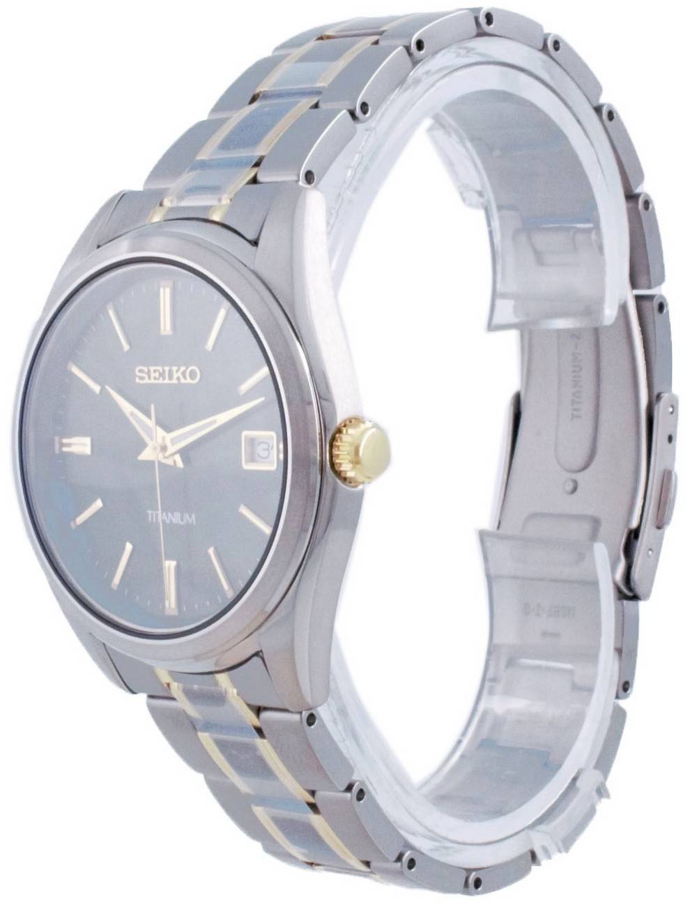 Seiko Discover More Titanium Quartz SUR377 SUR377P1 SUR377P 100M Men's Watch