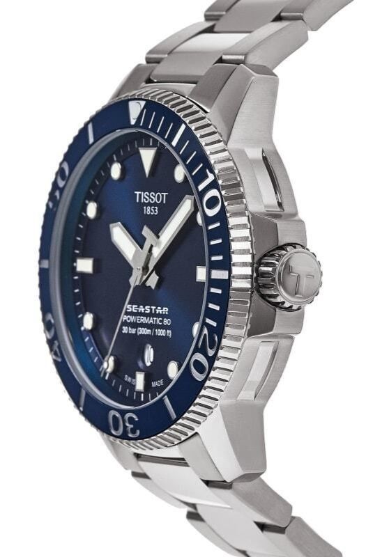 Tissot Seastar 1000 Professional Powermatic 80 Blue Dial Diver's T120.407.11.041.03 T1204071104103 300M Men's Watch