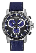 Tissot Supersport Chronograph Textile Strap Black Dial Quartz T125.617.17.051.03 100M Men's Watch