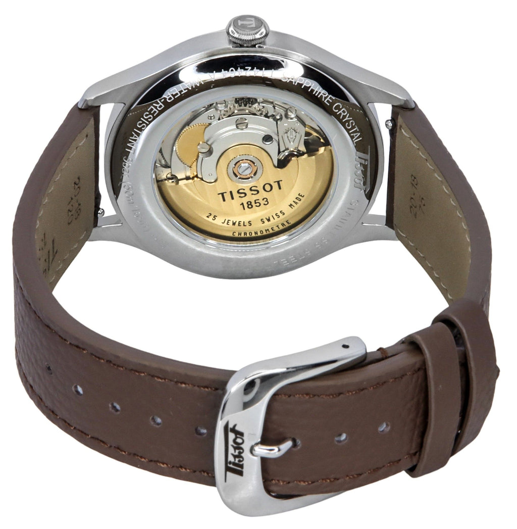 Tissot Heritage 1938 Leather Strap Anthracite Dial Automatic T142.464.16.062.00 Men's Watch