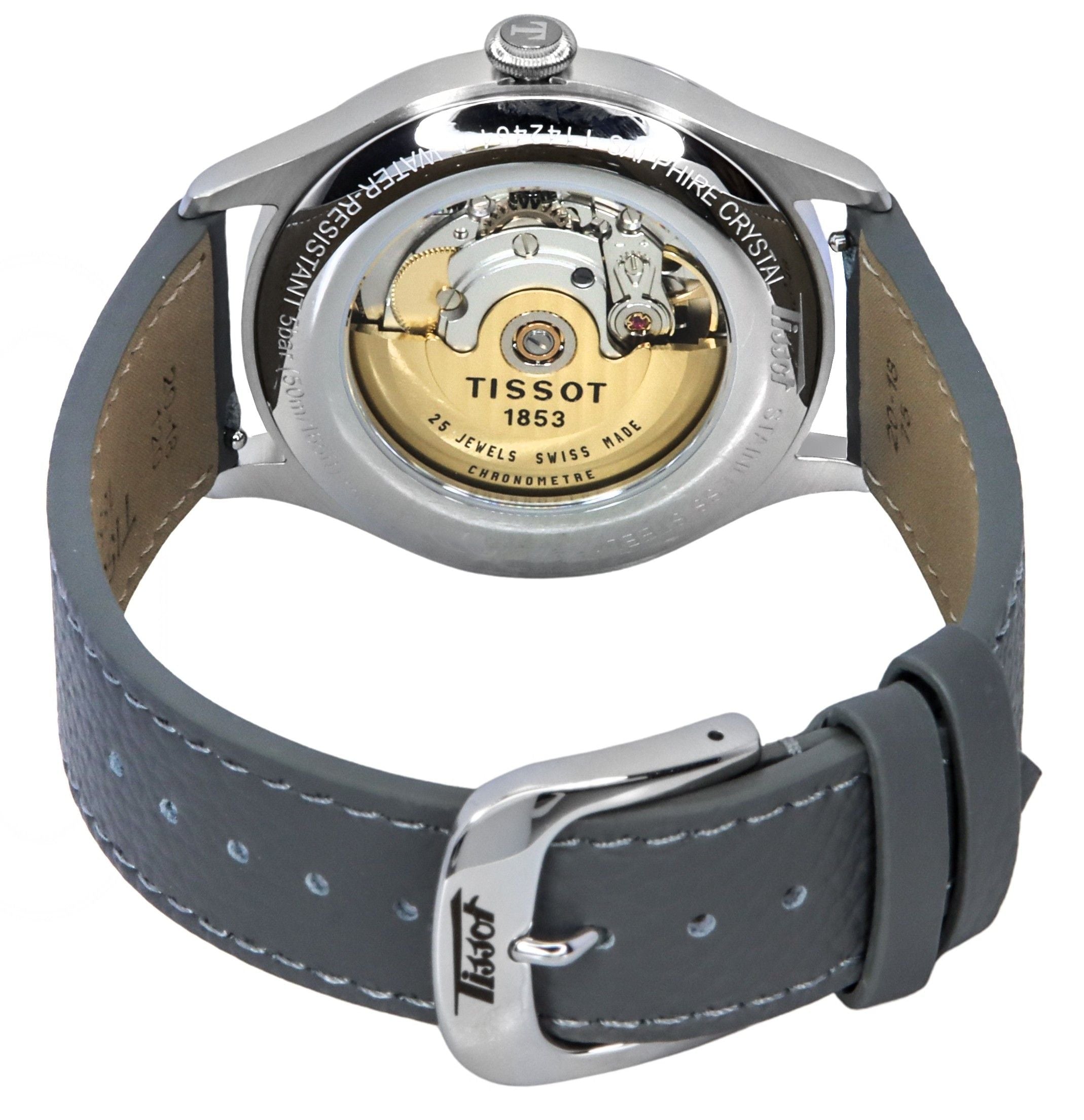 Tissot Heritage 1938 Leather Strap Pink Dial Automatic T142.464.16.332.00 Men's Watch