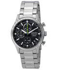 Refurbished Seiko Conceptual Chronograph Black Dial Quartz SSB419P1 100M Men's Watch