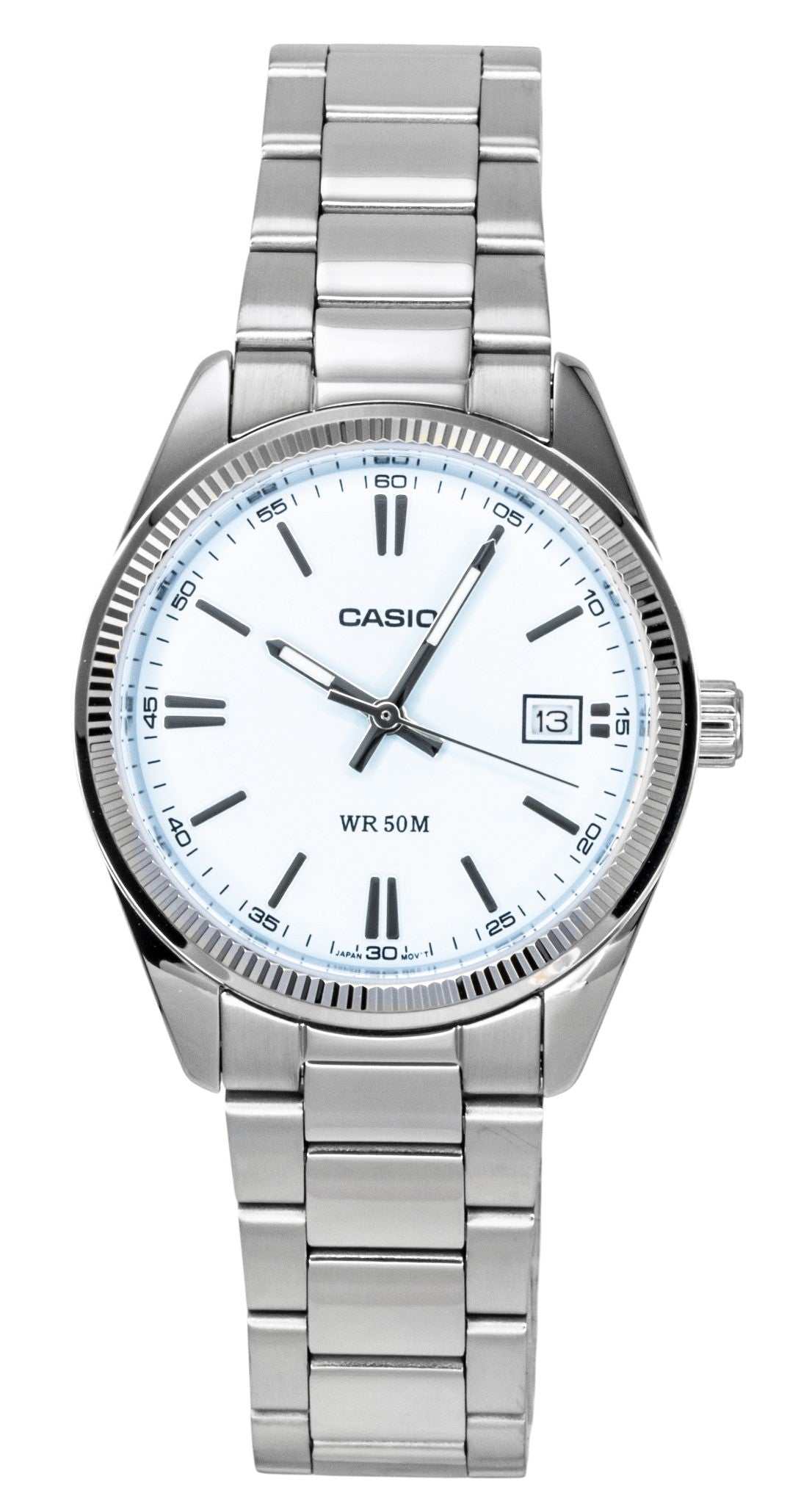 Casio Analog Stainless Steel Turquoise Dial Quartz UTP-1302PD-2A2V Unisex Watch