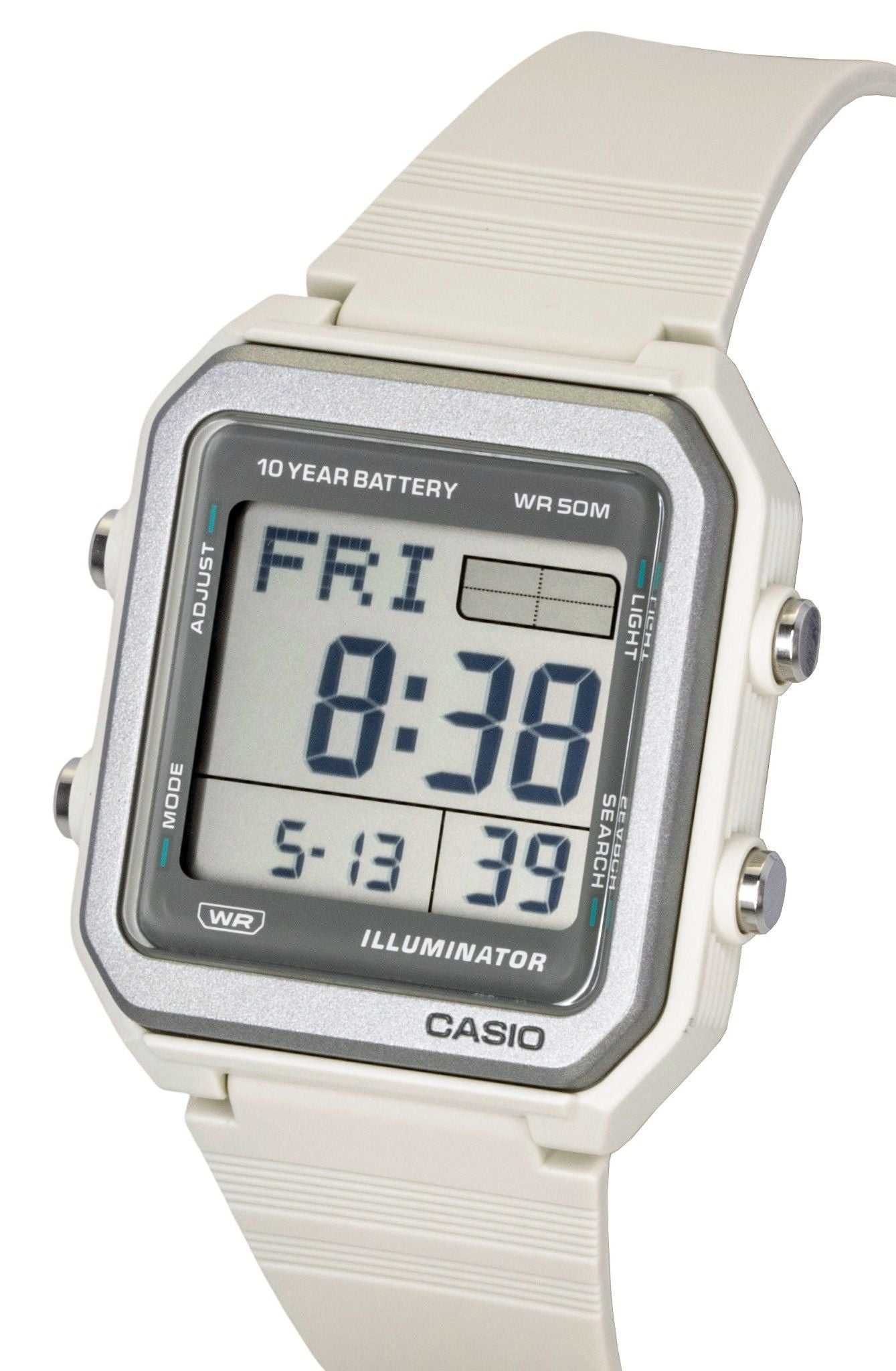 Casio Digital Resin Strap Quartz W-221H-8AV Unisex Watch