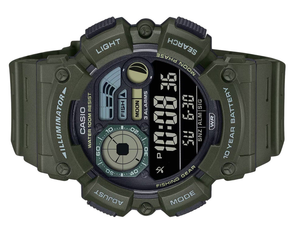 Casio Digital Resin Strap Quartz WS-1500H-3BV 100M Men's Watch