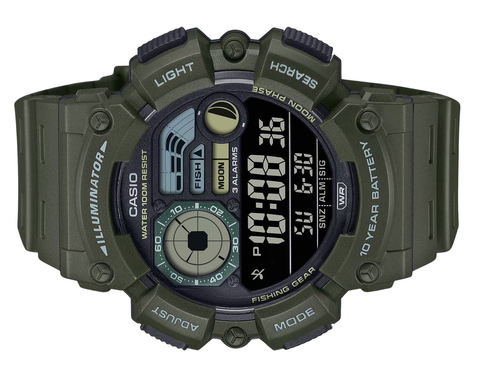 Casio Digital Resin Strap Quartz WS-1500H-3BV 100M Men's Watch
