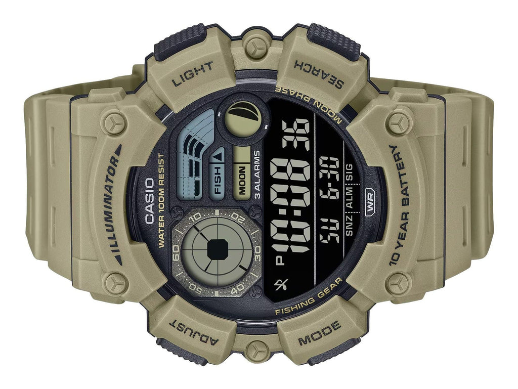 Casio Digital Resin Strap Quartz WS-1500H-5BV 100M Men's Watch