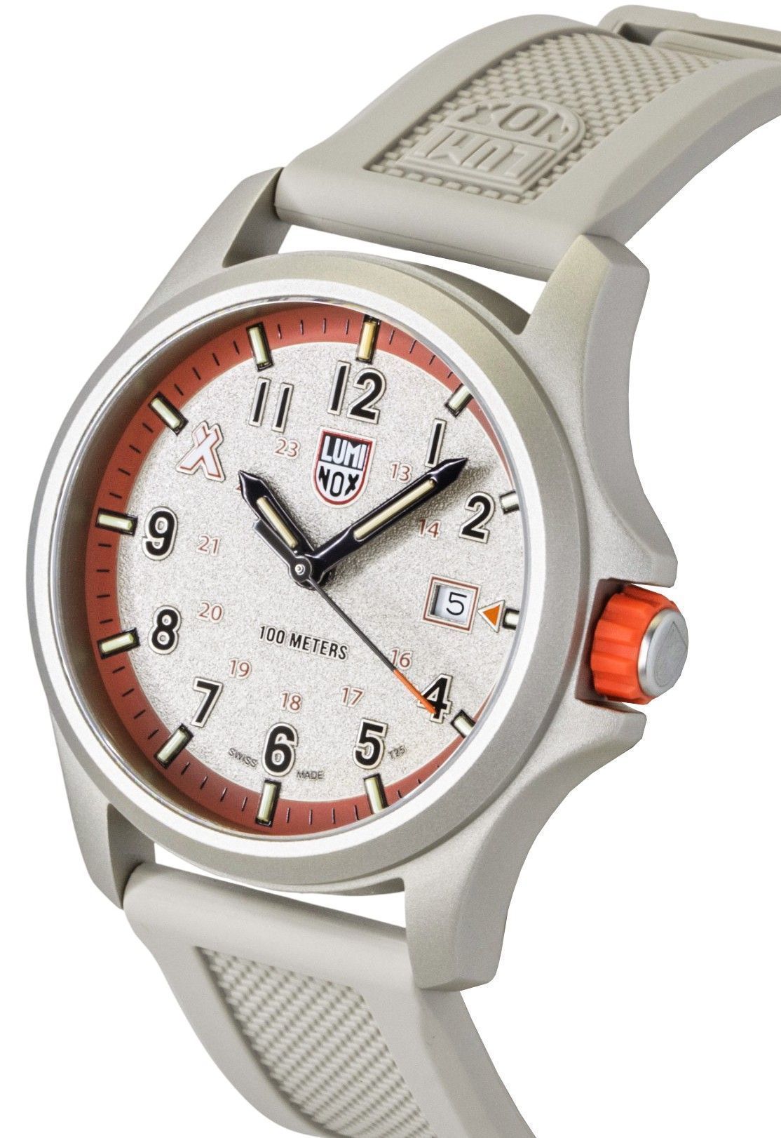 Luminox Bear Grylls Survival Land Rubber Strap Beige Dial Quartz XB.3717 100M Men's Watch