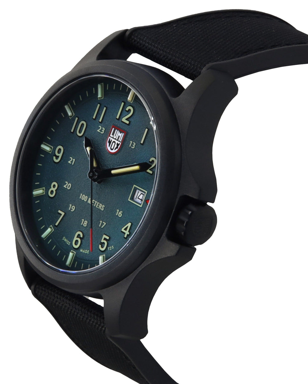 Luminox Atacama Field Rubber Strap Green Dial Quartz XL.1977 100M Men's Watch